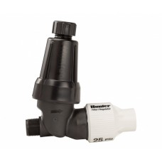 Купить Фільтр сітчатий Hunter (HFR-100-075-25) 1″, з редуктором тиску 1.7 бар, 100 мкм