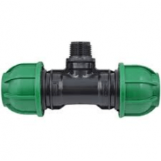 Трійник з зовнішнім різьбленням Irritec 25х3/4"х25